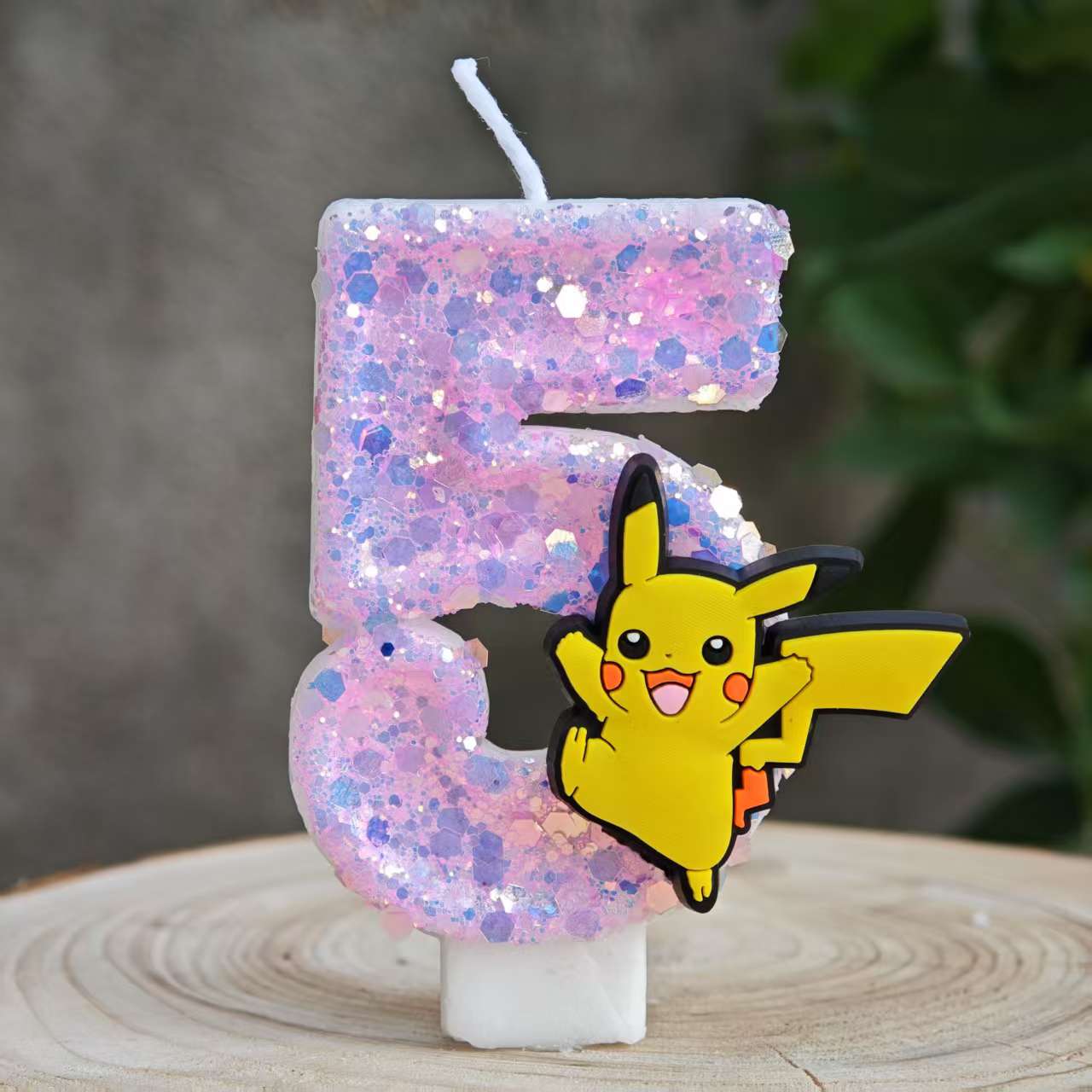 Plant Parent Gifts - Pikachu Pokémon Candles 0-9 Number Cake