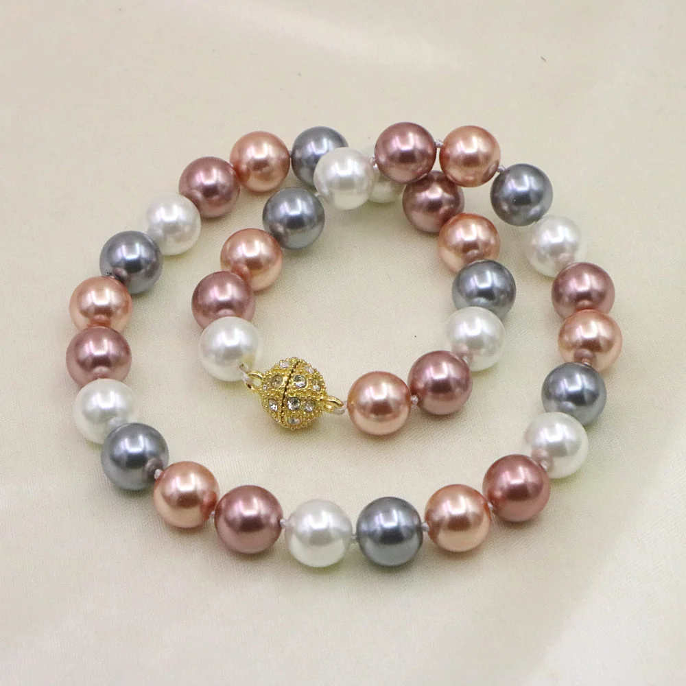 Pearl Necklace for Women 12mm  - String Of Pearls Plant 评论和价格