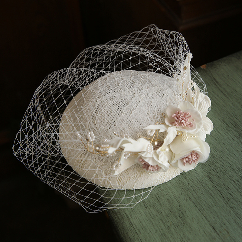 Pearls Flower Bridal Hat with  - String Of Pearls Plant 评论和价格