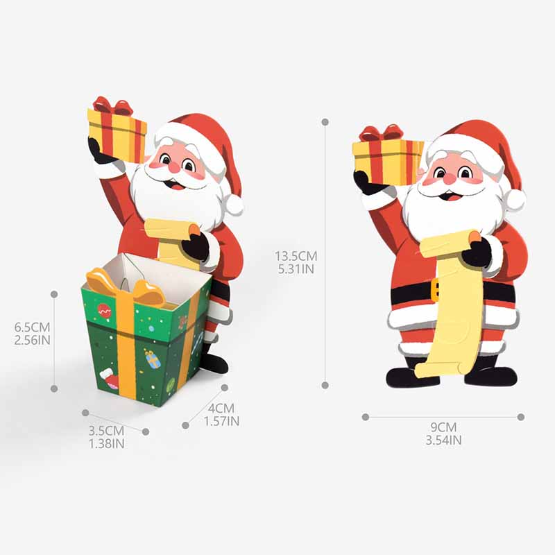 10/20Pcs 3D Santa Claus Gift P - Plant Parent Gifts 评论和价格