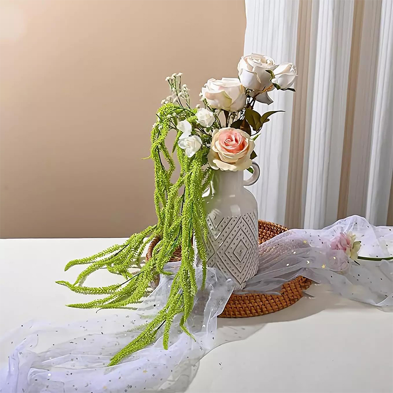 90CM Artificial Plastic Weepin - String Of Pearls Plant 评论和价格