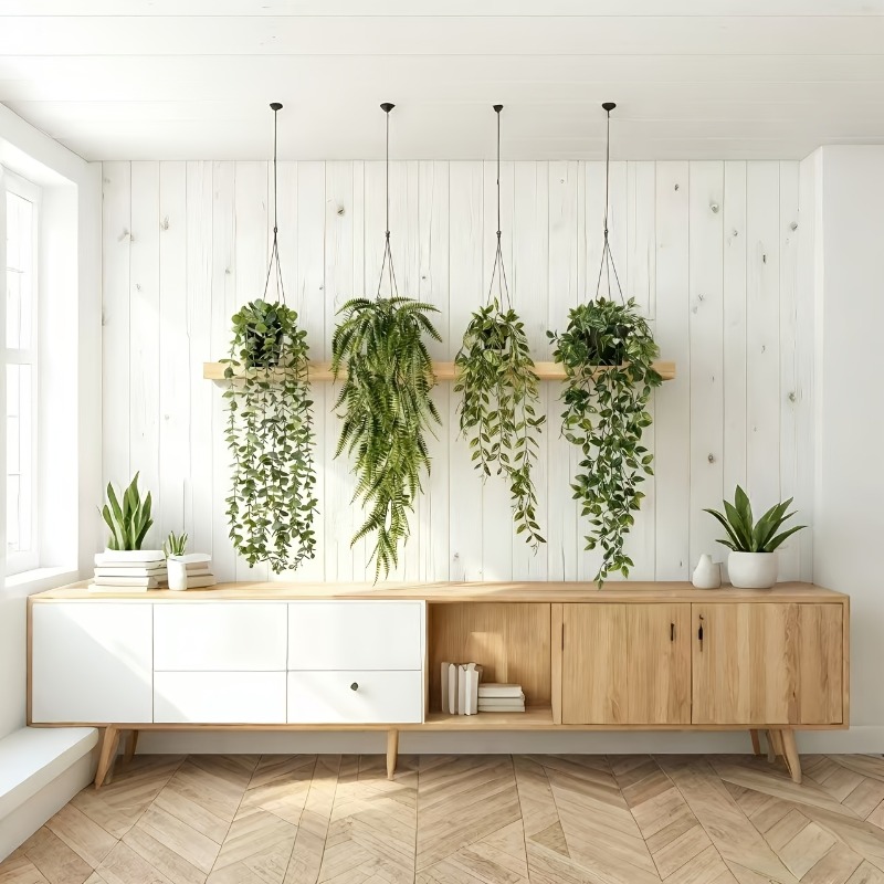 4pcs Hanging Greenery Set Real - String Of Pearls Plant 评论和价格