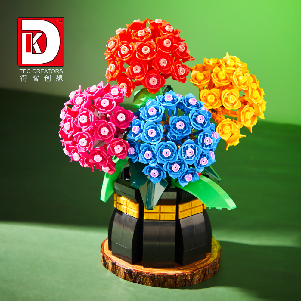 New Hydrangea Embroidery Baske - Plant Parent Yearly 评论和价格