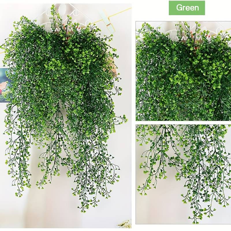 2pcs Artificial Ivy Vine Fake  - String Of Pearls Plant 评论和价格